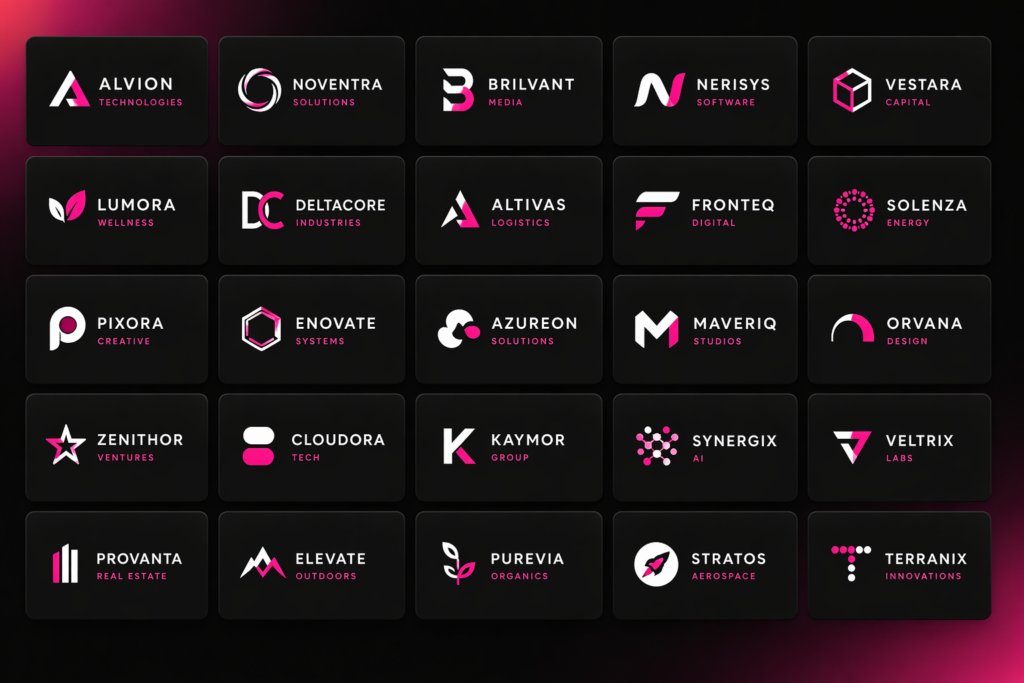 modern corporate brand showcase wall